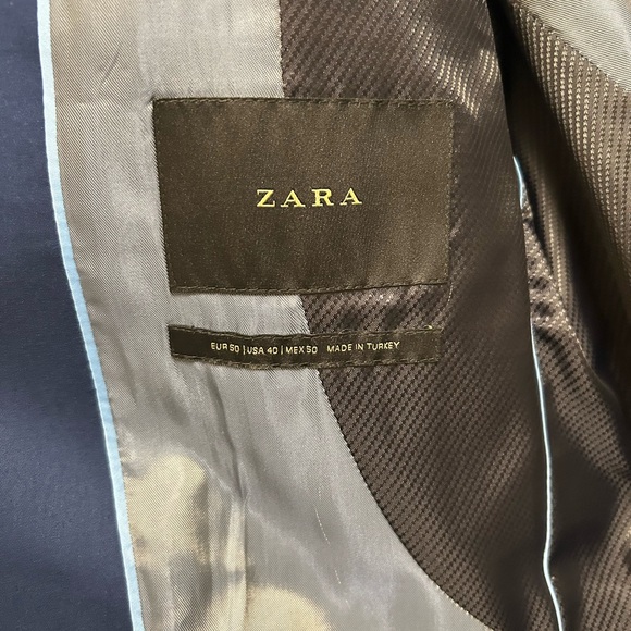 Zara Classic Navy Blazer - Picture 4 of 4